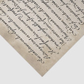 Frans Calligrafie  Script Tissue Paper Tissuepapier (Detail)