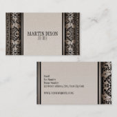  Frans Camel Brown Modern Slim Calling Visitekaartje (Voorkant / Achterkant)