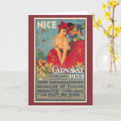 Frans carnaval Nice 1934 Kaart (Gele Bloem)