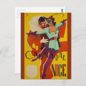  Frans Carnaval Nice Briefkaart (Voorkant / Achterkant)