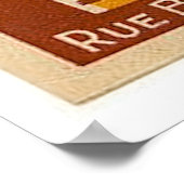  Frans-Casablanca-reisposter Poster (Hoek)