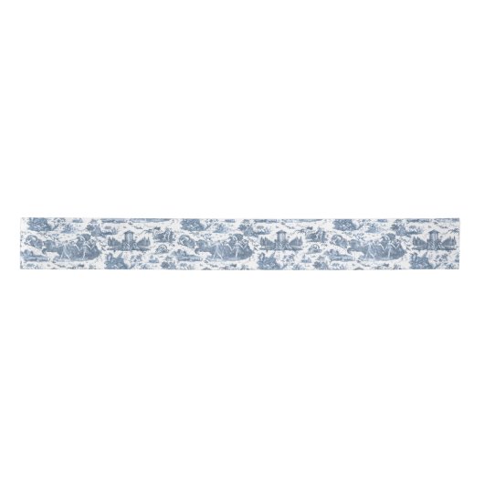  Frans Chariot Dawn Toile de Jouy-Blue Lint (Voorkant)