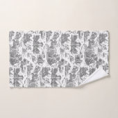  Frans Chariot Dawn Toile de Jouy-Grey Bad Handdoek (Handdoek)