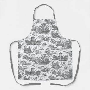  Frans Chariot Dawn Toile de Jouy-Grey Schort