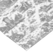  Frans Chariot Dawn Toile de Jouy-Grey Tafelkleed (Gekanteld)