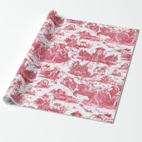 Frans Chariot Dawn Toile de Jouy-Red