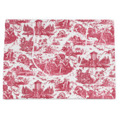 Frans Chariot Dawn Toile de Jouy-Red Groot Cadeauzakje (Voorkant)