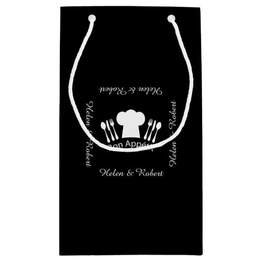 Frans Chef Pet Gourmet Cook Klein Cadeauzakje (Achterkant)