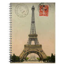  Frans Chic Eiffel Tower Paris Briefkaart