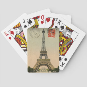 Frans Chic Eiffel Tower Paris Briefkaart Speelkaarten