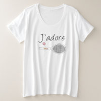 Frans Chic J-adore Tennis Player Design