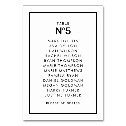 Frans chique monochroom minimale bruiloft kaart (Achterkant)