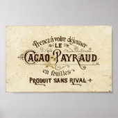 Frans chocolade Poster (Voorkant)