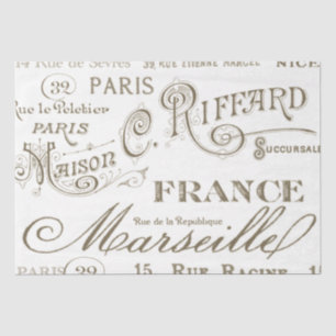  Frans City Names Paris Tissue Paper Tissuepapier