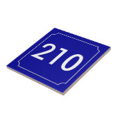 Frans Compartimentnummer Tegeltje (Zijkant)