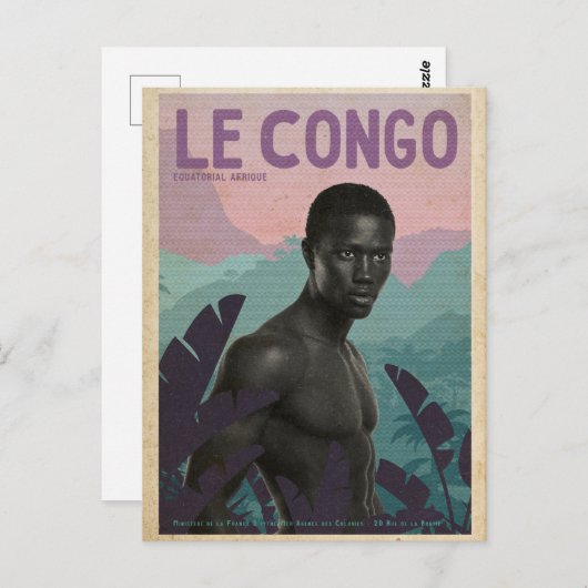  Frans Congo Briefkaart (Voorkant / Achterkant)