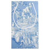 Frans country toile Patroon Klein Cadeauzakje (Achterkant)