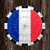 Frans dartboard en Frans vlag/spelbord Dartbord