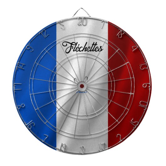Frans dartboard "Flechettes" Dartbord (Voorkant)