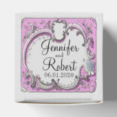 Frans Deco Lijst Posh Bruiloft Favor Box Bedankdoosjes (Bovenkant)