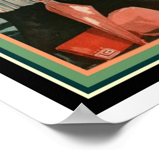 Frans Deco Poster "Chisel" 16 x 20 (Hoek)