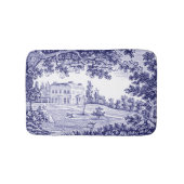Frans Decor Blue Toile Badmat (Voorkant)