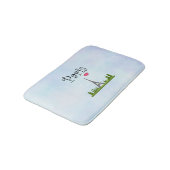 Frans design - Eiffeltoren in Parijs Badmat (Gekanteld)