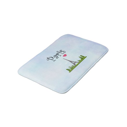 Frans design - Eiffeltoren in Parijs Badmat (Gekanteld)