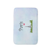 Frans design - Eiffeltoren in Parijs Badmat (Voorkant Verticaal)