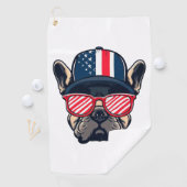 Frans Dragen VS Kleuren Golfhanddoek (Insitu)