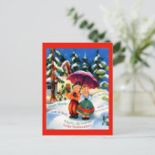 Frans Duits Italiaans Briefkaart (Staand voorkant)