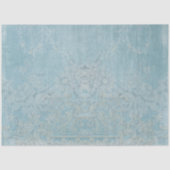Frans Elegant Wallpaper Blue Decoupage Tissuepapier (Voorkant)