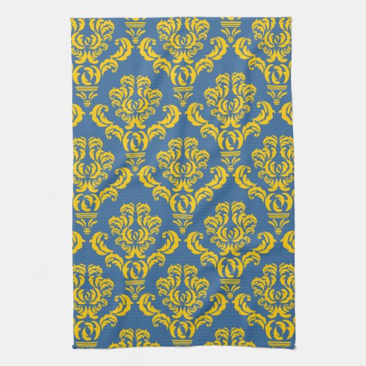 Frans Empire Damask Pattern #10 Theedoek (Verticaal)