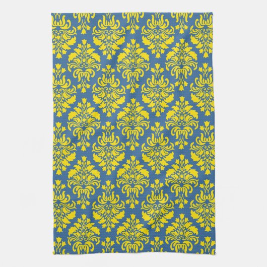 Frans Empire Damask Pattern #1 Theedoek (Verticaal)