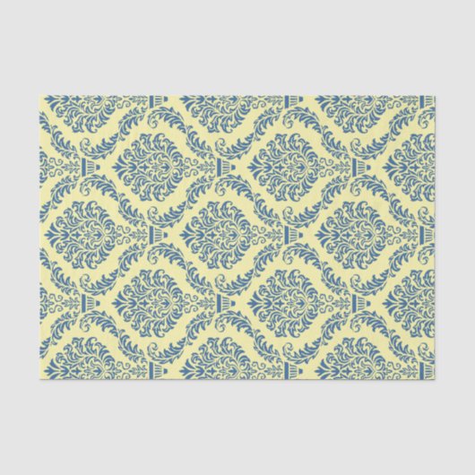Frans Empire Damask Pattern #6 Tissuepapier (Voorkant)