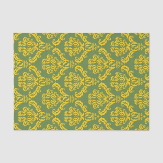 Frans Empire Damask Pattern #8 Tissuepapier (Voorkant)