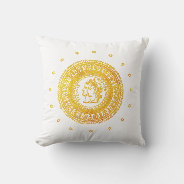 Frans Empire Pillow - golden Kussen (Voorkant)