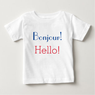 Frans en Engels Baby: Bonjour. en "Hallo!"