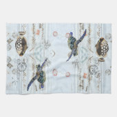 Frans Ephemera Fish Zee Turtle Kitchen Towel Theedoek (Horizontaal)