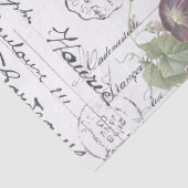 Frans Ephemera Morning Glory Flowers Tissue Paper Tissuepapier (Detail)