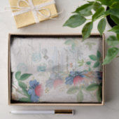 Frans Ephemera Roos Passionflower Weefpapier Tissuepapier (Geschenk)