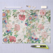 Frans Ephemera Roos Passionflower Weefpapier Tissuepapier (Craft)