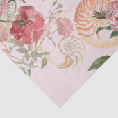 Frans Ephemera Roos Passionflower Weefpapier Tissuepapier (Detail)