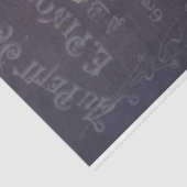 Frans Ephemera Script Roos ontkoppeling Tissuepapier (Detail)