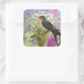  Frans etiket voor collage-vogelparfumkalk (Tas)