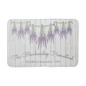 Frans Farmhouse Lavender Bundles Green Bow Badmat (Voorkant)