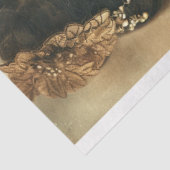 Frans Flapper Lady Decoupage Tissuepapier (Detail)