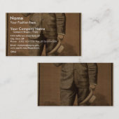 Frans Flats theater Visitekaartje (Voorkant / Achterkant)