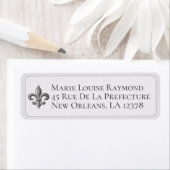 Frans Fleur de Lis Gray Etiket (Insitu)