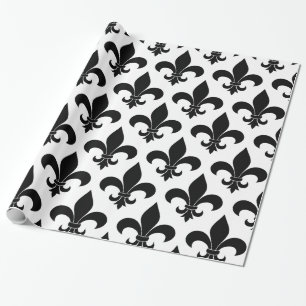 Frans Fleur de lis patroon Cadeaupapier